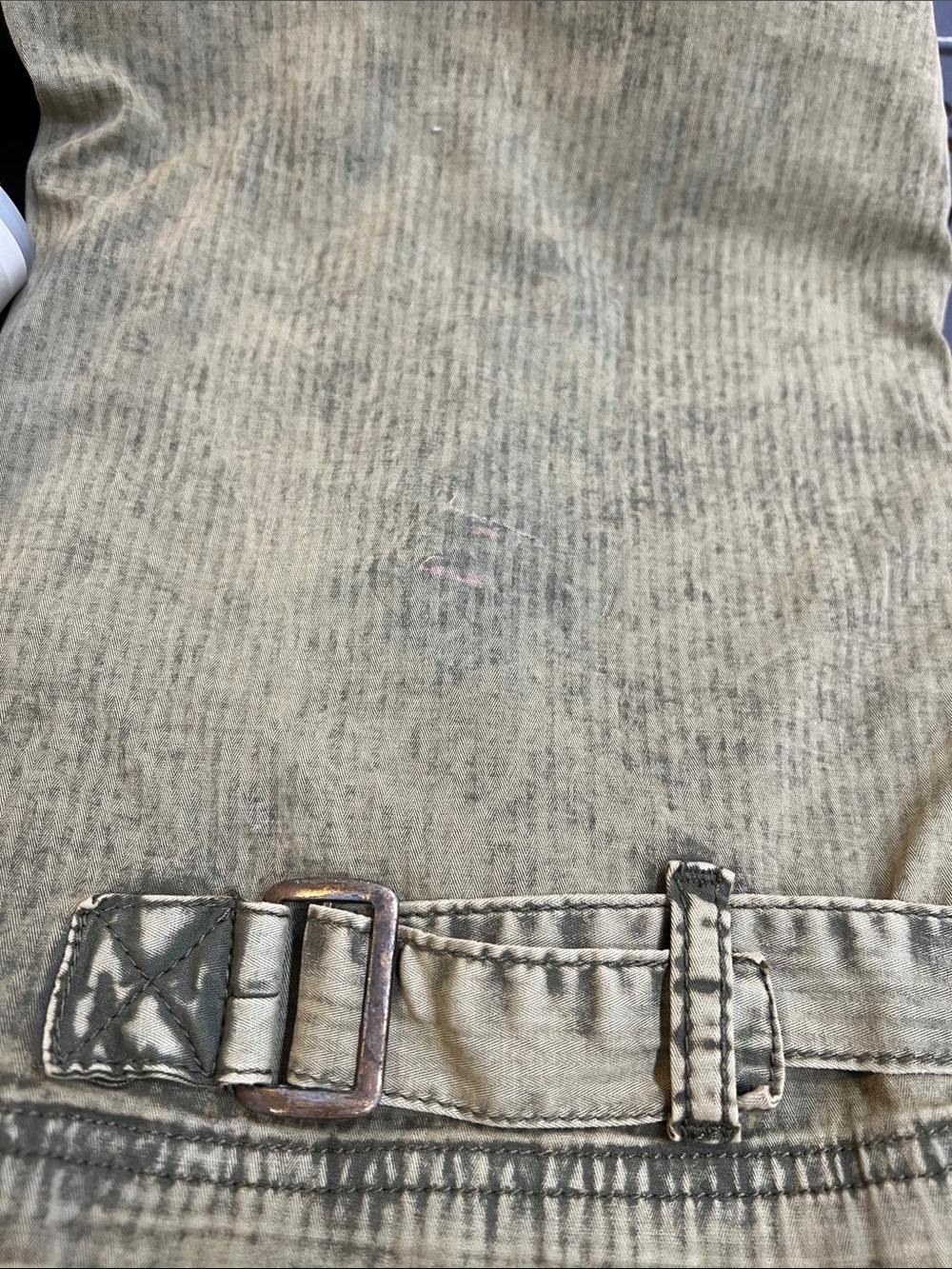 OH Ladies Obviously Yours Olive Green Woven Cargo Pants. Size Medium. - Picture 16 of 16